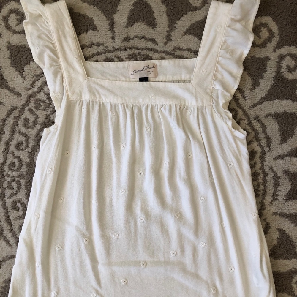 Universal Thread  Flutter Sleeve Tank XS